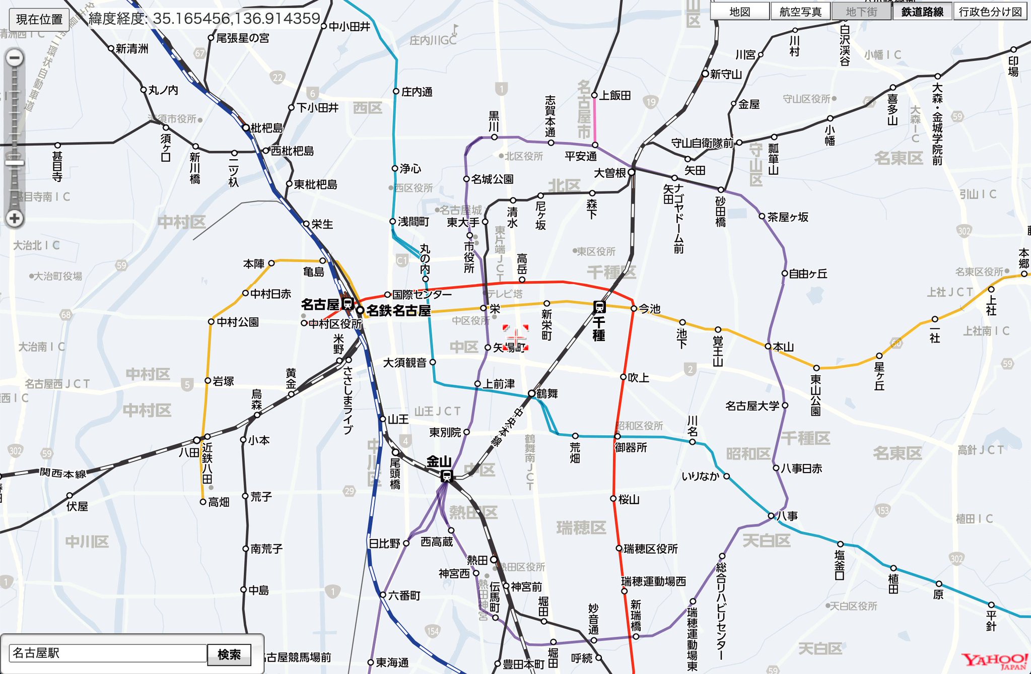 鉄道路線地図 鉄道路線地図