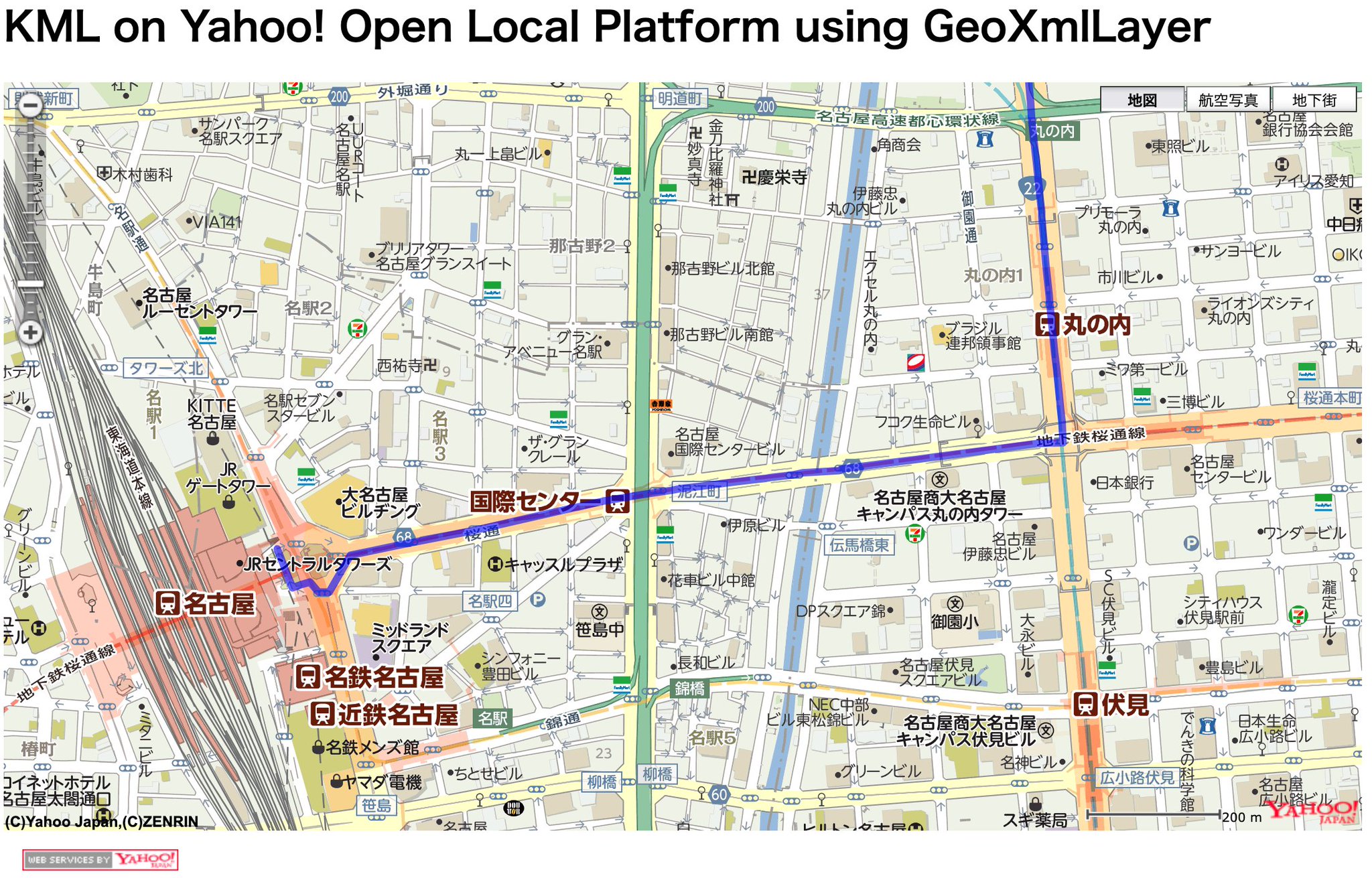 KML on Yahoo! Open Local Platform using GeoXmlLayer KML on Yahoo! Open Local Platform using GeoXmlLayer