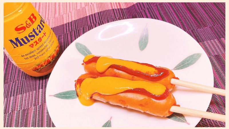 お昼ごはんにフランクフルト お昼ごはんにフランクフルト