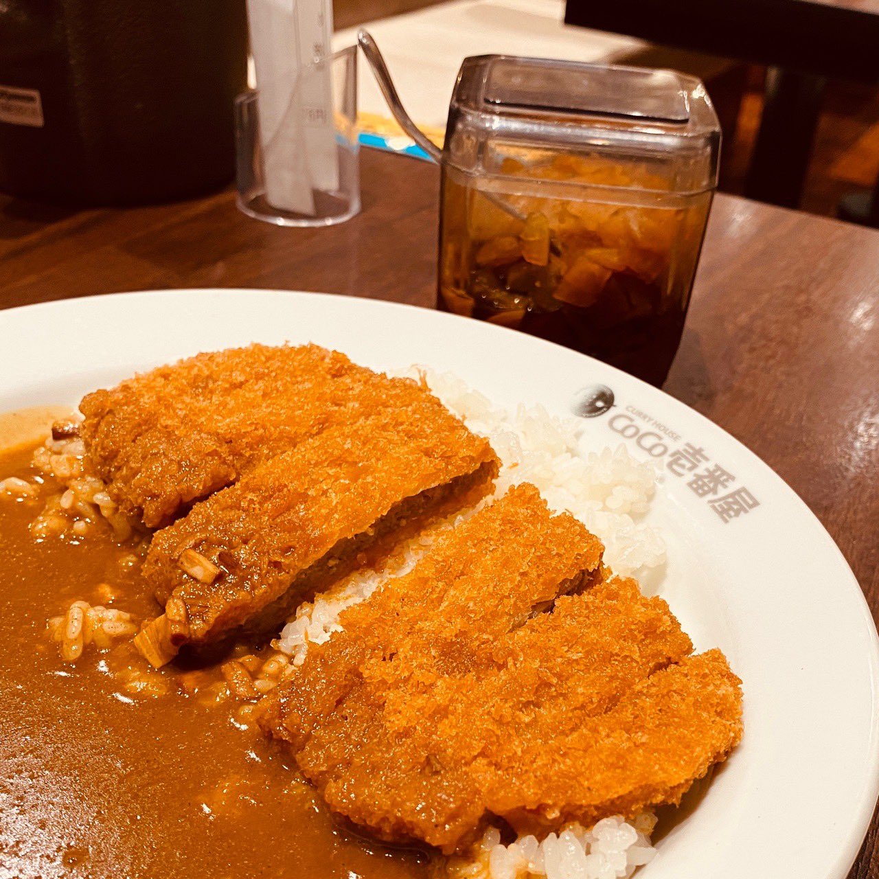 Beef cutlet curry at Curry House CoCo Ichibanya (゚д゚)ウマー Beef cutlet curry at Curry House CoCo Ichibanya (゚д゚)ウマー