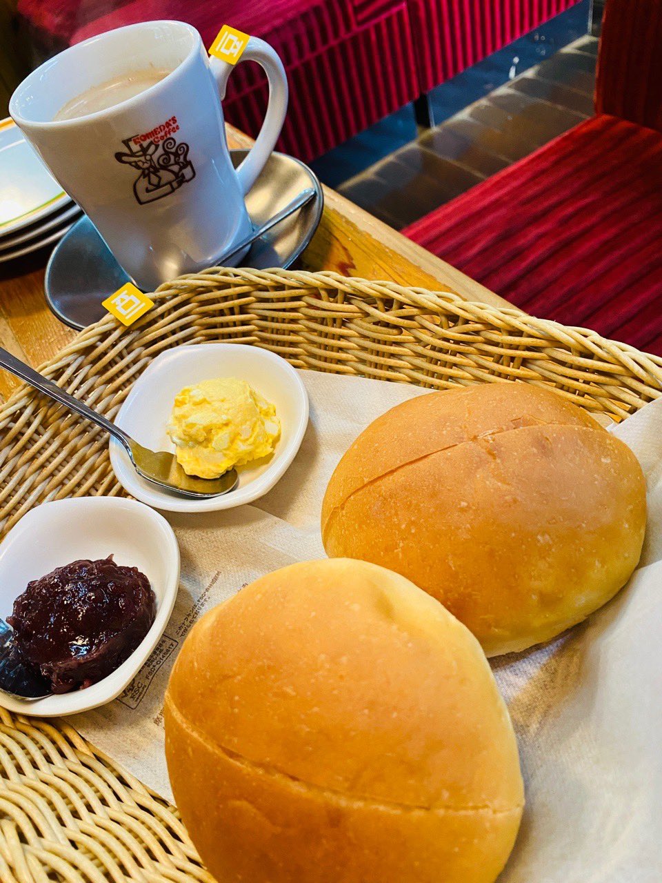 コメダ珈琲店 豆乳オーレ たっぷりサイズ + 選べるモーニング(ローブパン + 手作りたまごペースト + コメダ特製おぐらあん + ぬる豆乳) コメダ珈琲店 豆乳オーレ たっぷりサイズ + 選べるモーニング(ローブパン + 手作りたまごペースト + コメダ特製おぐらあん + ぬる豆乳)