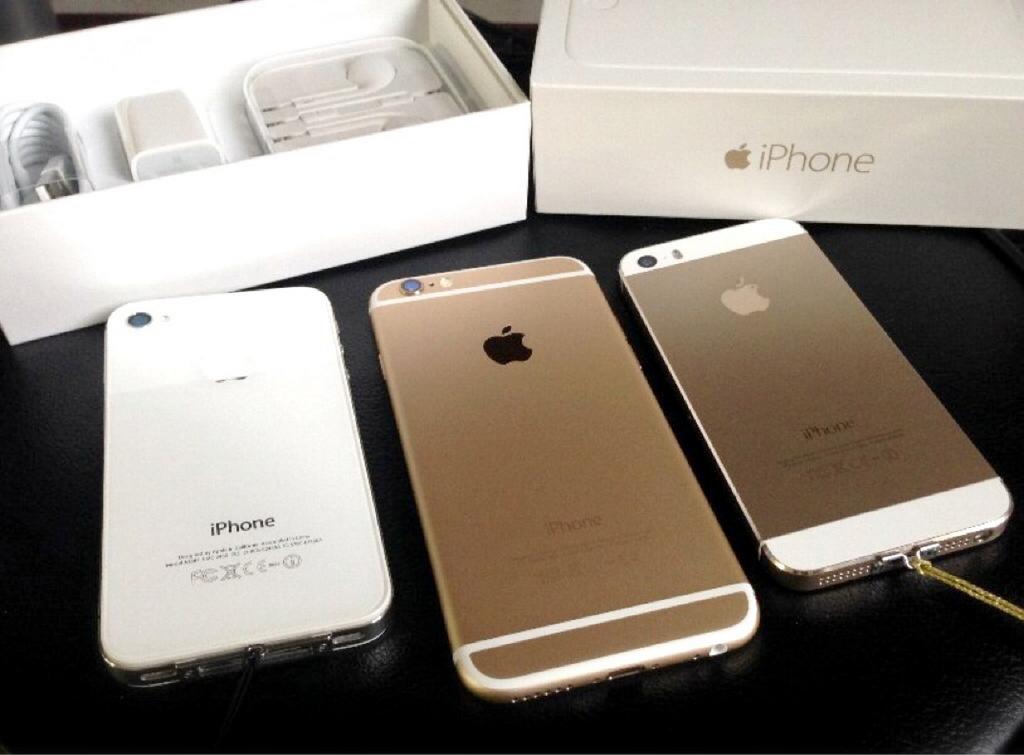 ソフトバンクから iPhone 6 が届いたので開封の儀。iPhone 4s, iPhone 5s と並べてみる。カメラレンズ出っ張ってる。 iPhone 5s からの機種変更で nano USIMカードA(C2)付属。