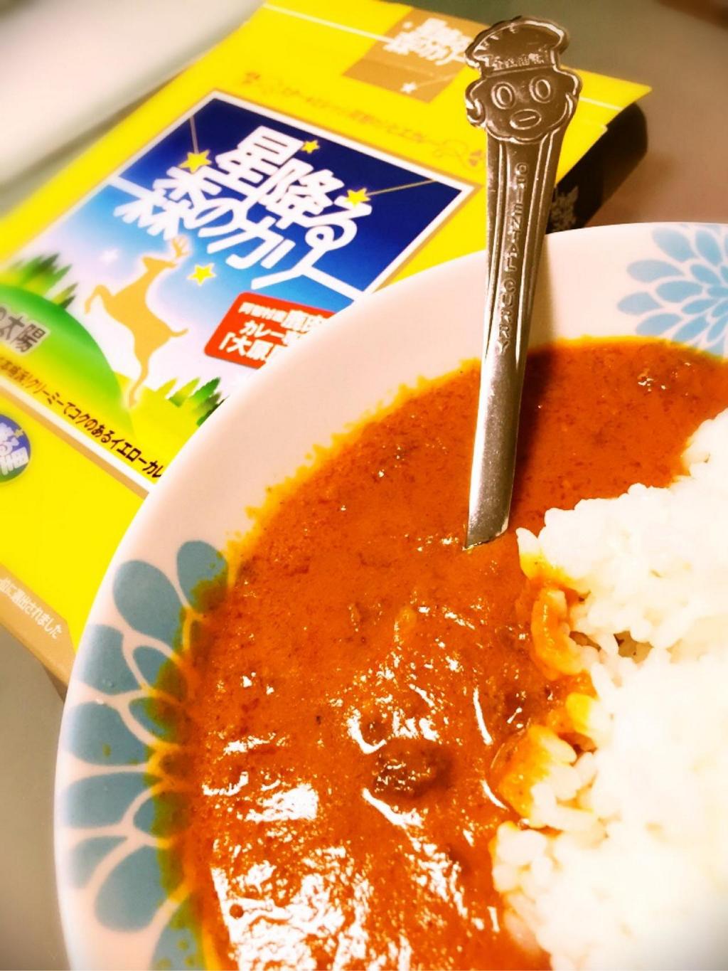 オリエンタルカレーのスプーンで(´~`)モグモグ オリエンタルカレーのスプーンで(´~`)モグモグ