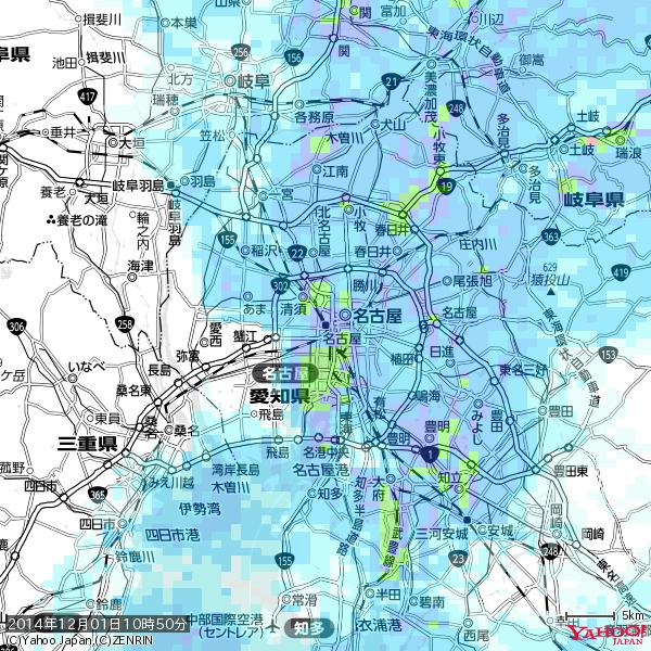 名古屋の天気(雨): やや強い雨 降水強度: 10.50(mm/h) 2014年12月01日 10時50分の雨雲 #雨雲bot #bot 名古屋の天気(雨): やや強い雨 降水強度: 10.50(mm/h) 2014年12月01日 10時50分の雨雲 #雨雲bot #bot