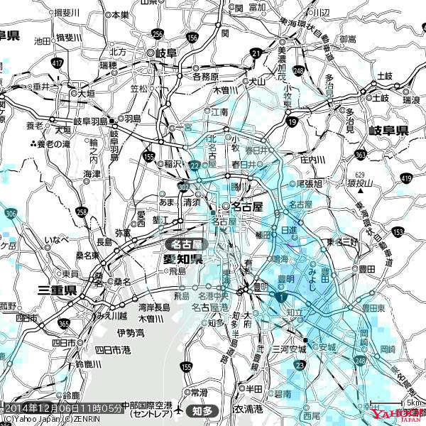 名古屋の天気(雨): 降水強度: 1.75(mm/h) 2014年12月06日 11時05分の雨雲 #雨雲bot #bot 名古屋の天気(雨): 降水強度: 1.75(mm/h) 2014年12月06日 11時05分の雨雲 #雨雲bot #bot