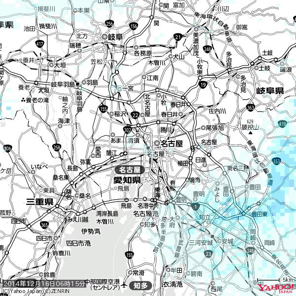 名古屋の天気(雨) 降水強度: 0.75(mm/h) 2014年12月16日 06時15分の雨雲 #雨雲bot #bot 名古屋の天気(雨) 降水強度: 0.75(mm/h) 2014年12月16日 06時15分の雨雲 #雨雲bot #bot