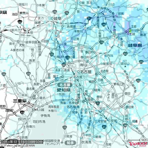 名古屋の天気(雨) 降水強度: 1.05(mm/h) 2014年12月16日 08時50分の雨雲 #雨雲bot #bot 名古屋の天気(雨) 降水強度: 1.05(mm/h) 2014年12月16日 08時50分の雨雲 #雨雲bot #bot