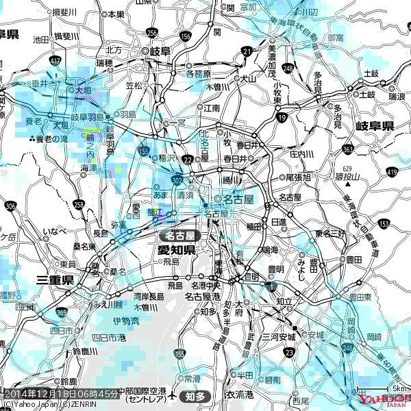 名古屋の天気(雨) 降水強度: 2.63(mm/h) 2014年12月18日 06時45分の雨雲 #雨雲bot #bot 名古屋の天気(雨) 降水強度: 2.63(mm/h) 2014年12月18日 06時45分の雨雲 #雨雲bot #bot