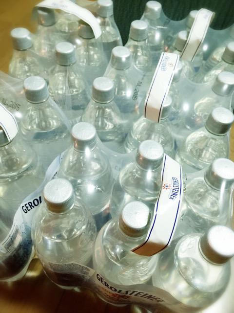 ゲロルシュタイナー 1リットルペットボトルを30本ゲット。1本当たり160円。 ゲロルシュタイナー 1リットルペットボトルを30本ゲット。1本当たり160円。