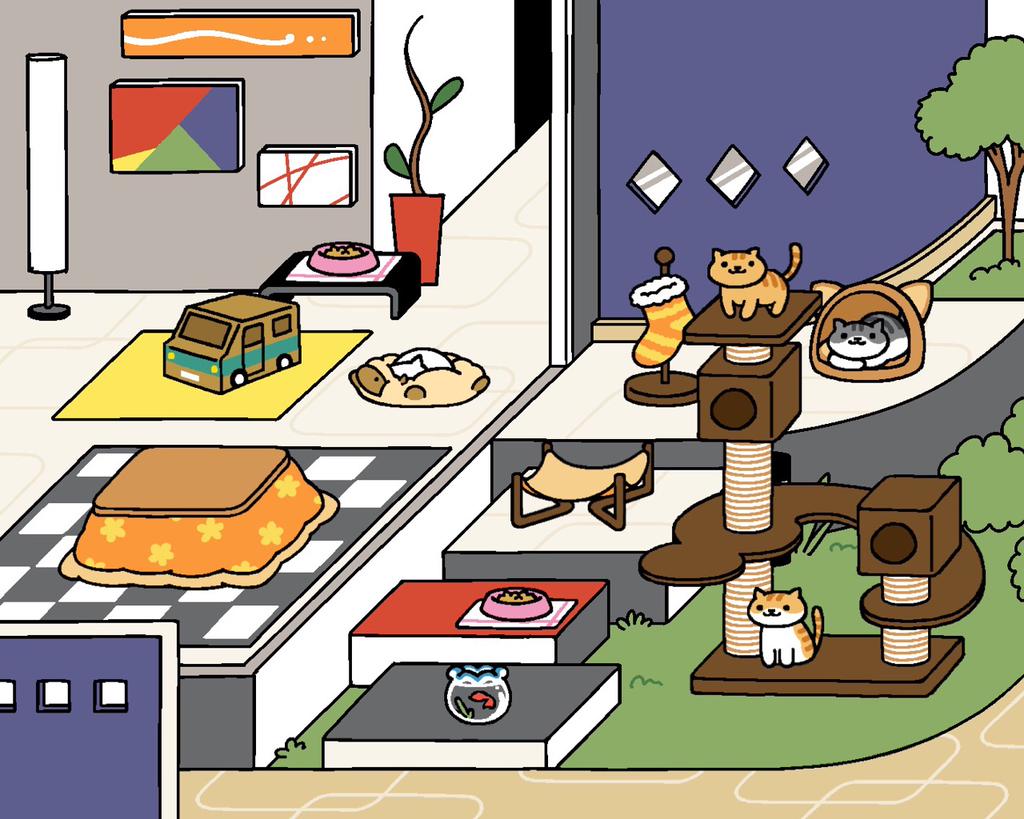 ねこあつめ ねこが集まってきた。 ねこあつめ ねこが集まってきた。