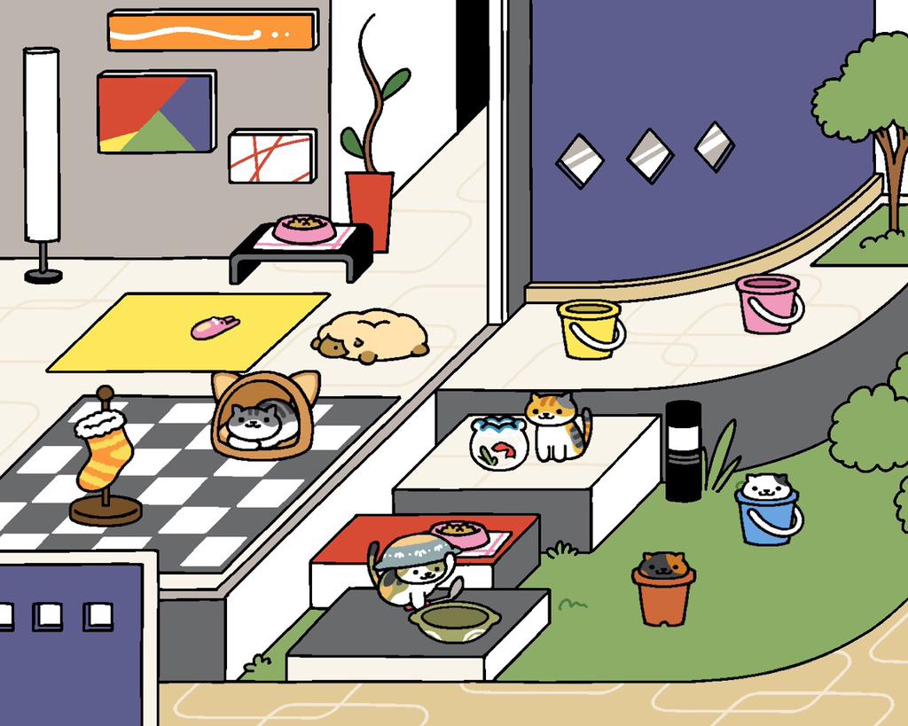 ねこあつめ 植木鉢とバケツを置いてみた。 ねこあつめ 植木鉢とバケツを置いてみた。