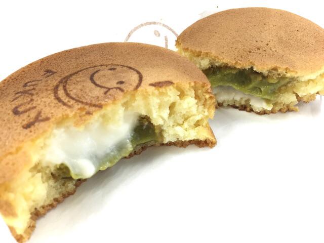 富久屋の大判焼き、抹茶ミルク味。これうま( ・∀・) 富久屋の大判焼き、抹茶ミルク味。これうま( ・∀・)