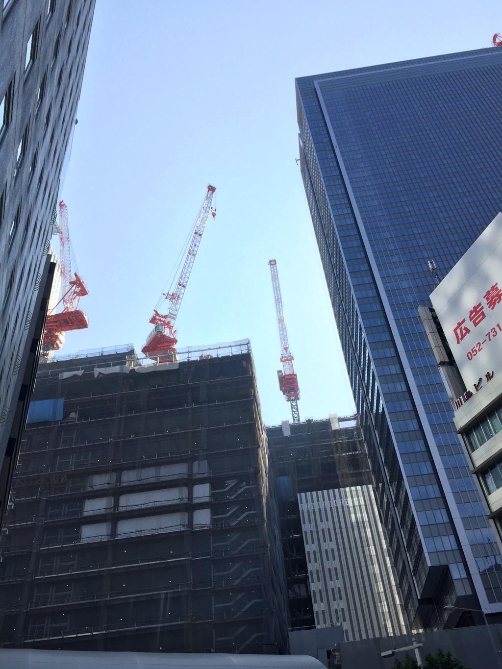 建設中。 (@ JRゲートタワー in 名古屋市, 愛知県) 建設中。 (@ JRゲートタワー in 名古屋市, 愛知県)