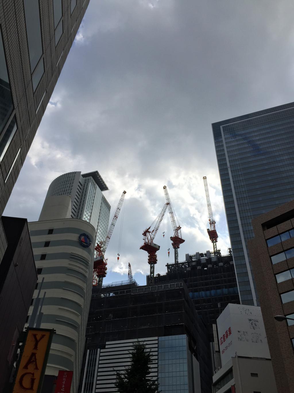 建設中。 (@ JRゲートタワー in 名古屋市, 愛知県) 建設中。 (@ JRゲートタワー in 名古屋市, 愛知県)