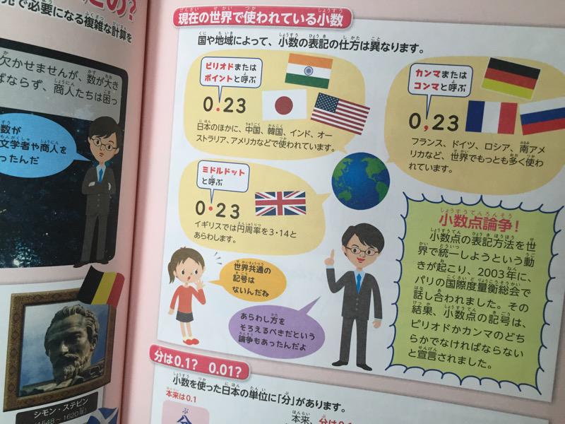 国によって小数点の記号がちがう。 考える力が身につく! 好きになる 算数なるほど大図鑑 (ナツメ社こどもブックス) | 桜井進 国によって小数点の記号がちがう。 考える力が身につく! 好きになる 算数なるほど大図鑑 (ナツメ社こどもブックス) | 桜井進