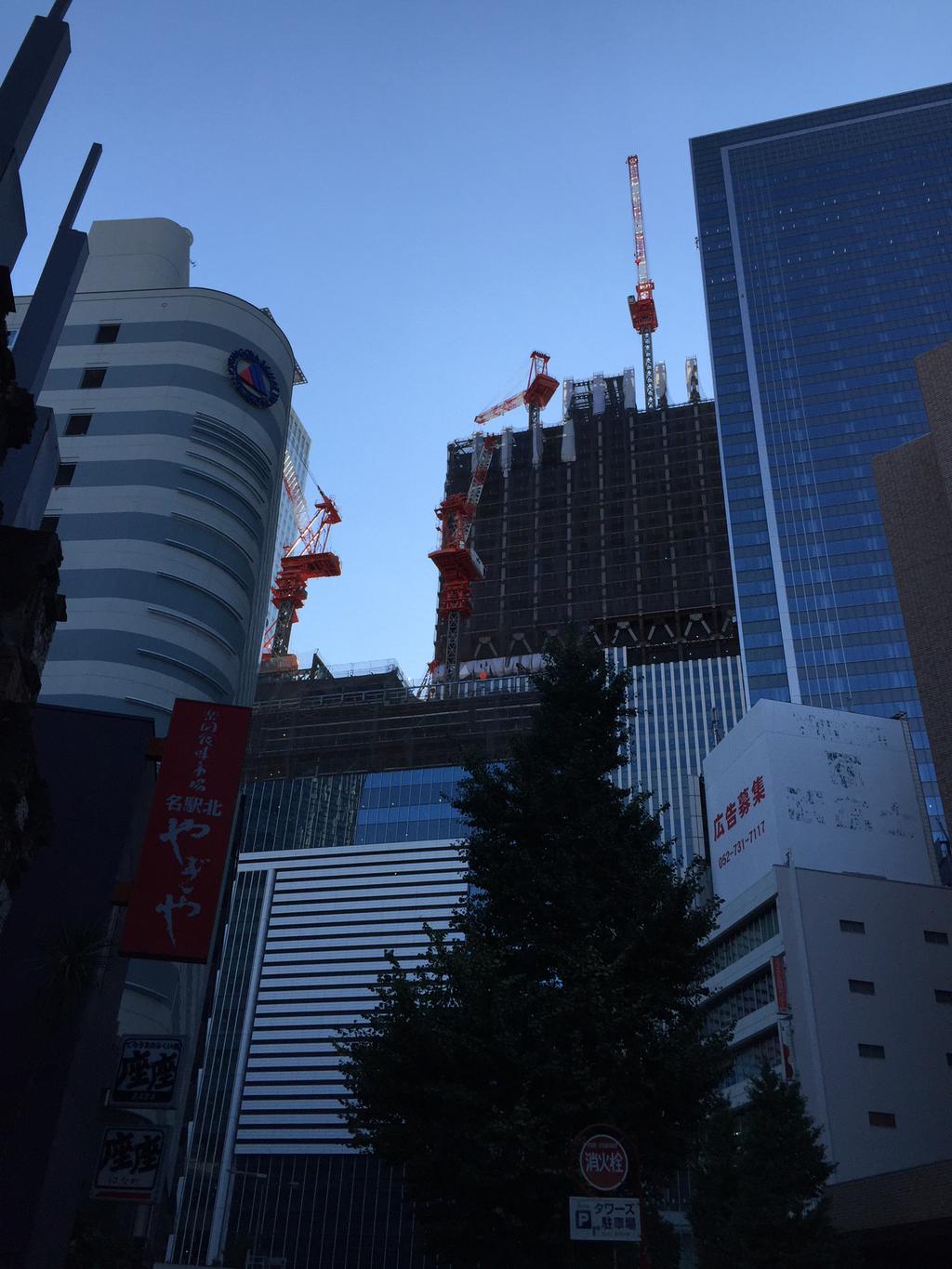 建設中。 (@ JRゲートタワー in 名古屋市, 愛知県) 建設中。 (@ JRゲートタワー in 名古屋市, 愛知県)