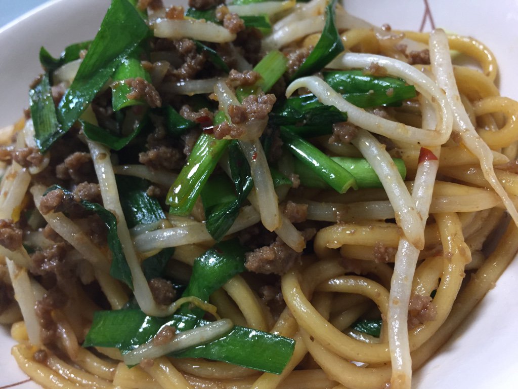 台湾焼きそば。台湾ラーメンみたいな。 台湾焼きそば。台湾ラーメンみたいな。