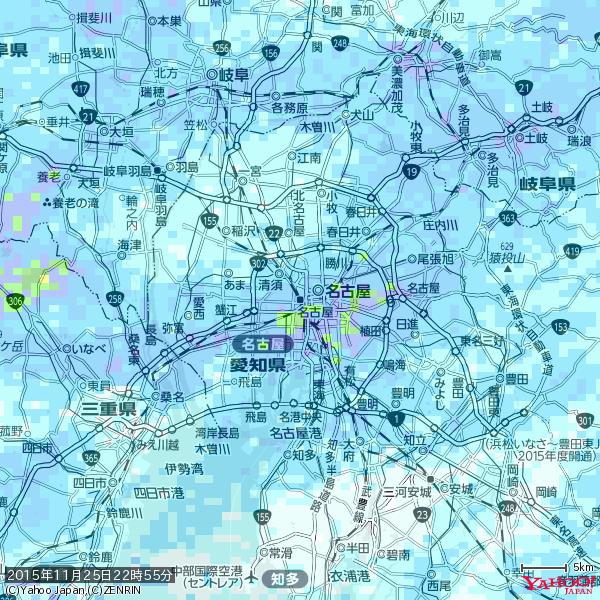 名古屋の天気(雨) 降水強度: 7.75(mm/h) 2015年11月25日 22時55分の雨雲 #雨雲bot #bot 名古屋の天気(雨) 降水強度: 7.75(mm/h) 2015年11月25日 22時55分の雨雲 #雨雲bot #bot
