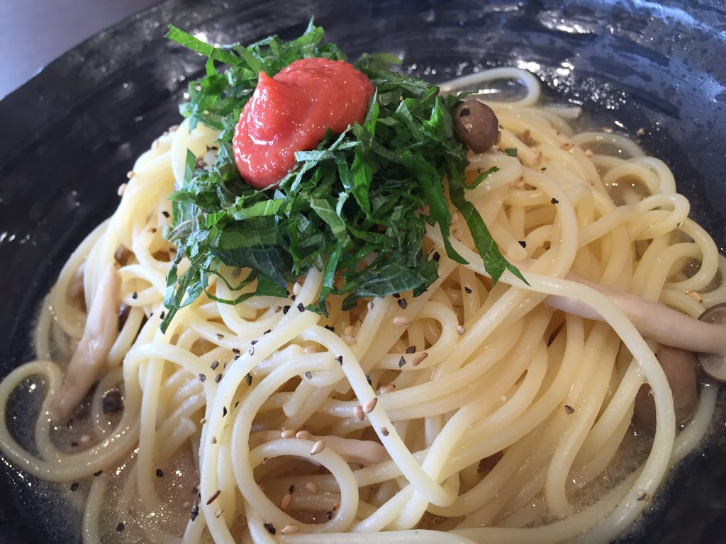 和風明太子スパゲッティ 美味しい (@ ぱすた市場 Jr. 一宮店 in 一宮市) 和風明太子スパゲッティ 美味しい (@ ぱすた市場 Jr. 一宮店 in 一宮市)