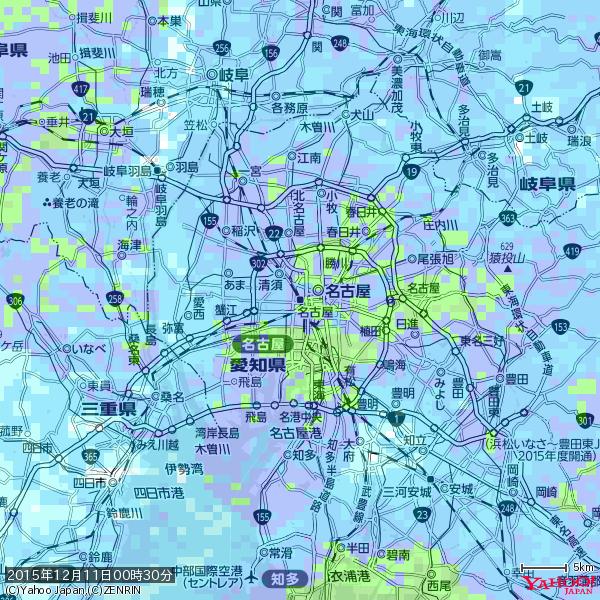 名古屋の天気(雨): やや強い雨 降水強度: 10.50(mm/h) 2015年12月11日 00時30分の雨雲 #雨雲bot #bot 名古屋の天気(雨): やや強い雨 降水強度: 10.50(mm/h) 2015年12月11日 00時30分の雨雲 #雨雲bot #bot