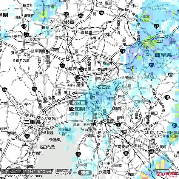 名古屋の天気(雨) 降水強度: 1.55(mm/h) 2015年12月11日 10時05分の雨雲 #雨雲bot #bot 名古屋の天気(雨) 降水強度: 1.55(mm/h) 2015年12月11日 10時05分の雨雲 #雨雲bot #bot