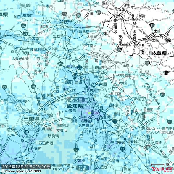 名古屋の天気(雨) 降水強度: 3.88(mm/h) 2015年12月21日 09時20分の雨雲 #雨雲bot #bot 名古屋の天気(雨) 降水強度: 3.88(mm/h) 2015年12月21日 09時20分の雨雲 #雨雲bot #bot