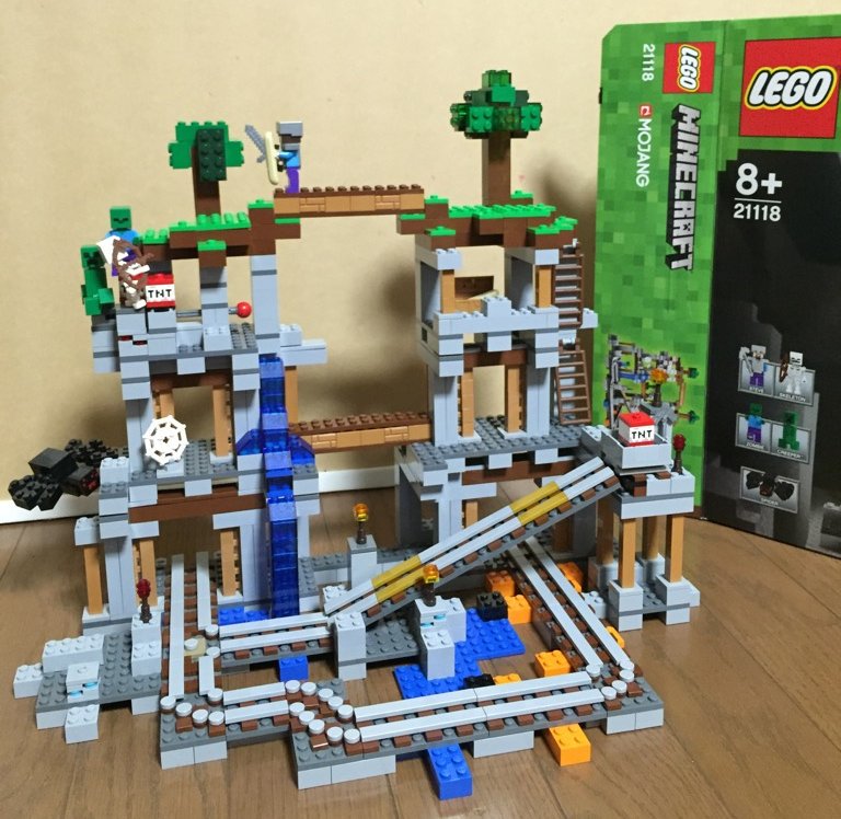 うちの子がほとんど1人で組み立てたレゴ マインクラフト 鉱山。 LEGO Minecraft The Mine 21118 鉱山 うちの子がほとんど1人で組み立てたレゴ マインクラフト 鉱山。 LEGO Minecraft The Mine 21118 鉱山