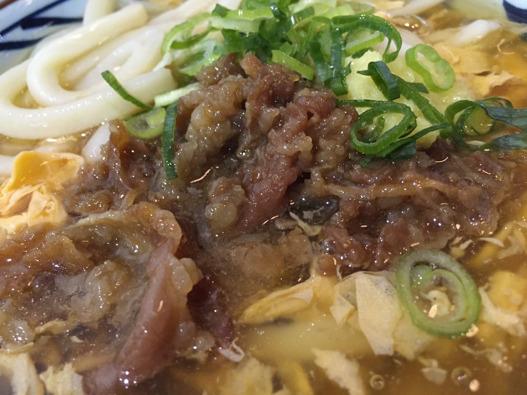 冬の期間限定メニュー、肉たまあんかけうどん。 (@ 丸亀製麺 エアポートウォーク名古屋店 in 西春日井郡, 愛知県) 冬の期間限定メニュー、肉たまあんかけうどん。 (@ 丸亀製麺 エアポートウォーク名古屋店 in 西春日井郡, 愛知県)