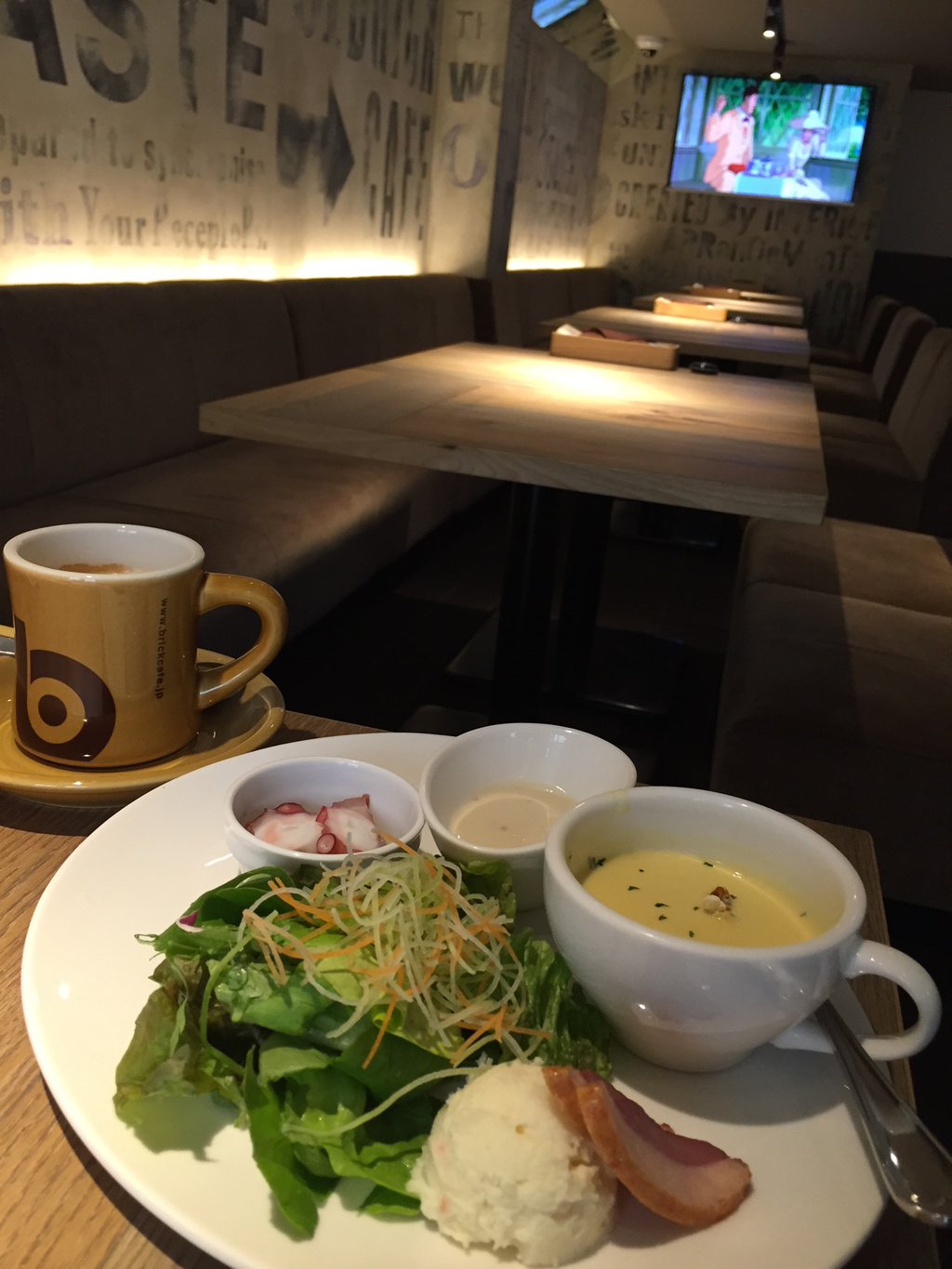 ランチの前菜。 (@ BRICK CAFE) ランチの前菜。 (@ BRICK CAFE)