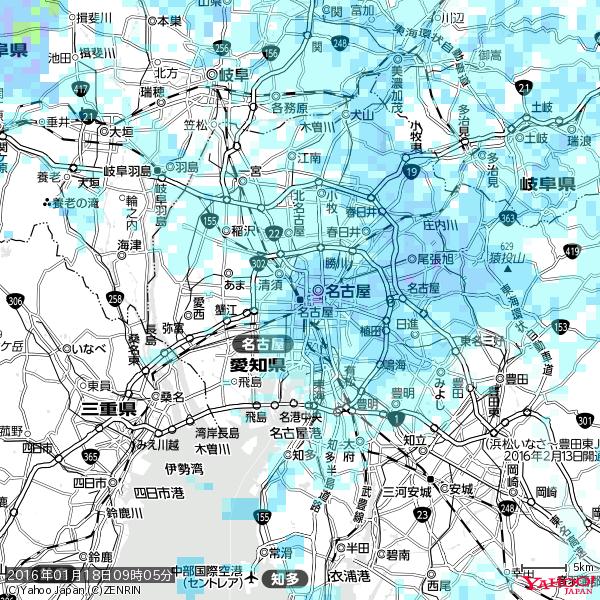 名古屋の天気(雨) 降水強度: 5.25(mm/h) 2016年01月18日 09時05分の雨雲 #雨雲bot #bot 名古屋の天気(雨) 降水強度: 5.25(mm/h) 2016年01月18日 09時05分の雨雲 #雨雲bot #bot