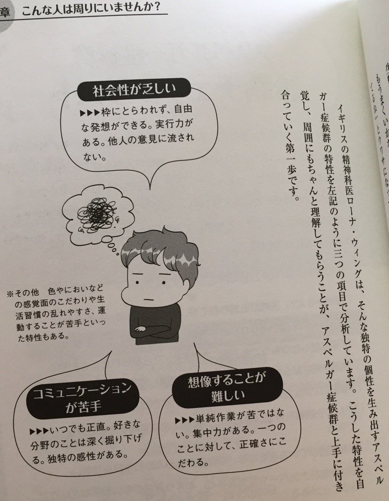 アスペルガー症候群の特性。社会性が乏しい、コミュニケーションが苦手、想像することが難しい。 僕がこの病気を乗りこえてきてわかったこと | 西脇 俊二 アスペルガー症候群の特性。社会性が乏しい、コミュニケーションが苦手、想像することが難しい。 僕がこの病気を乗りこえてきてわかったこと | 西脇 俊二