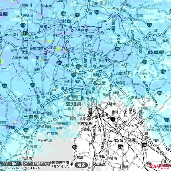 名古屋の天気(雨) 降水強度: 5.25(mm/h) 2016年01月29日 15時50分の雨雲 #雨雲bot #bot 名古屋の天気(雨) 降水強度: 5.25(mm/h) 2016年01月29日 15時50分の雨雲 #雨雲bot #bot
