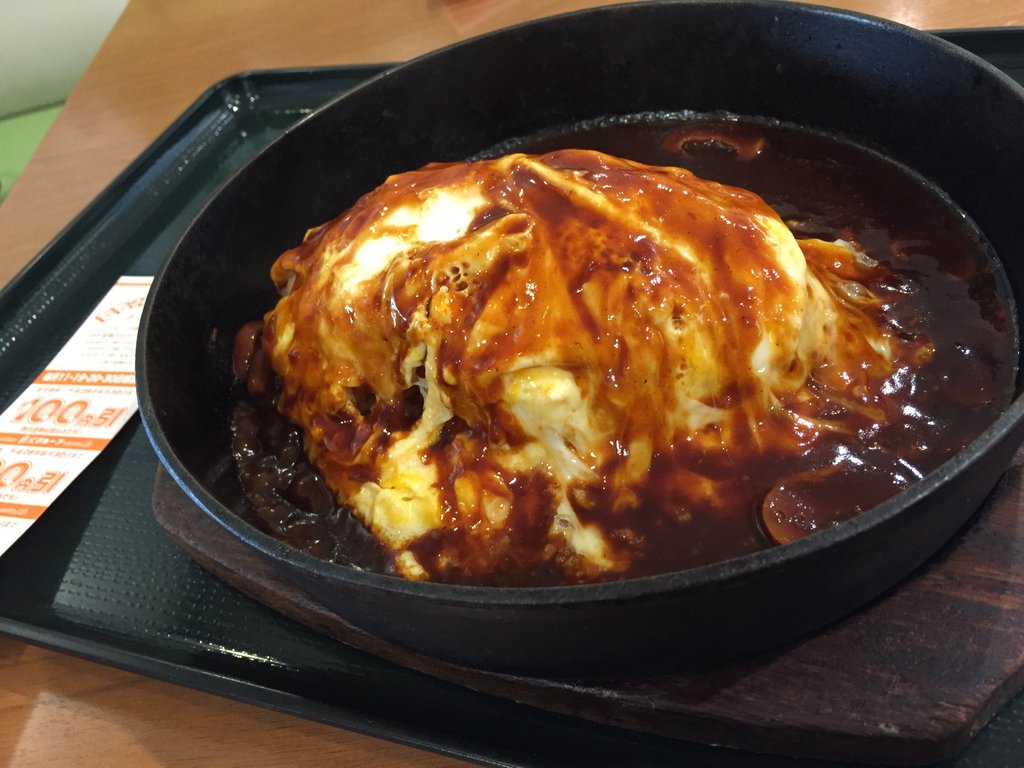 てんてん食堂 鉄板オムライス デミ オムライス。デミグラスソース(゚д゚)ウマー (@ てんてん食堂 リーフウォーク稲沢店 in 稲沢市, Aichi Prefecture) てんてん食堂 鉄板オムライス デミ オムライス。デミグラスソース(゚д゚)ウマー (@ てんてん食堂 リーフウォーク稲沢店 in 稲沢市, Aichi Prefecture)