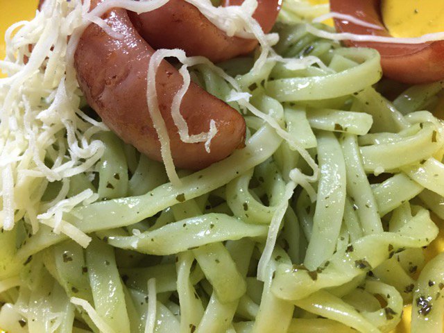 ジェノベーゼ スパゲッティ(゚д゚)ウマー ジェノベーゼ スパゲッティ(゚д゚)ウマー