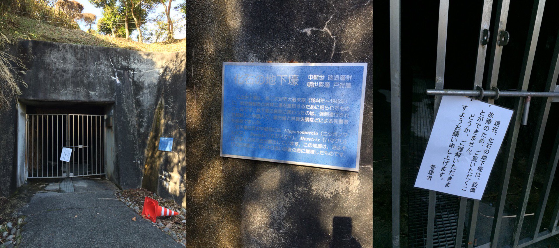 I'm at 化石の地下壕 I'm at 化石の地下壕