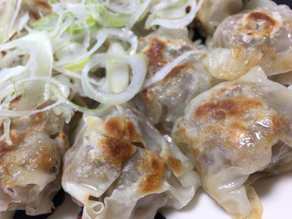 海老入り焼き焼売 (゚д゚)ウマー 海老入り焼き焼売 (゚д゚)ウマー