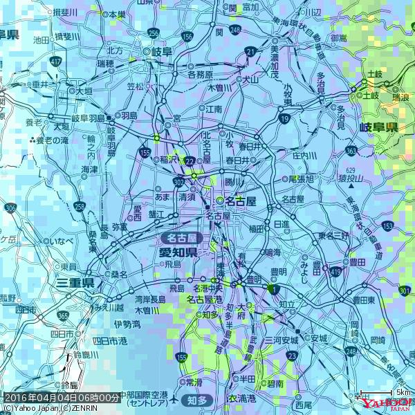 名古屋の天気(雨) 降水強度: 9.25(mm/h) 2016年04月04日 06時00分の雨雲 #雨雲bot #bot 名古屋の天気(雨) 降水強度: 9.25(mm/h) 2016年04月04日 06時00分の雨雲 #雨雲bot #bot