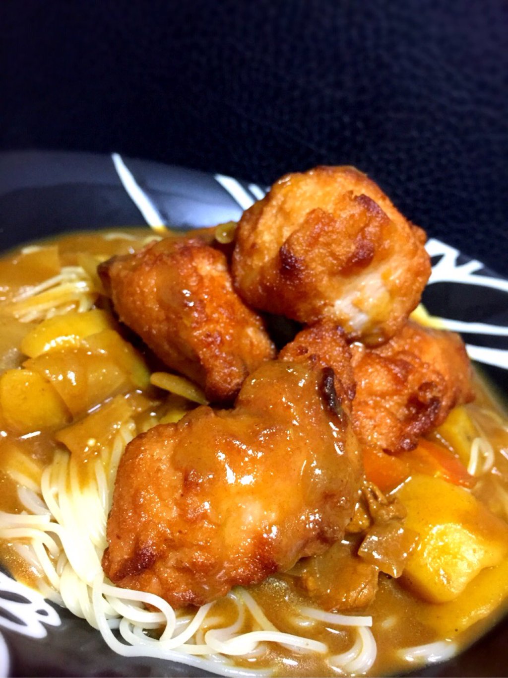 からあげカレースパゲッティ(・∀・) からあげカレースパゲッティ(・∀・)