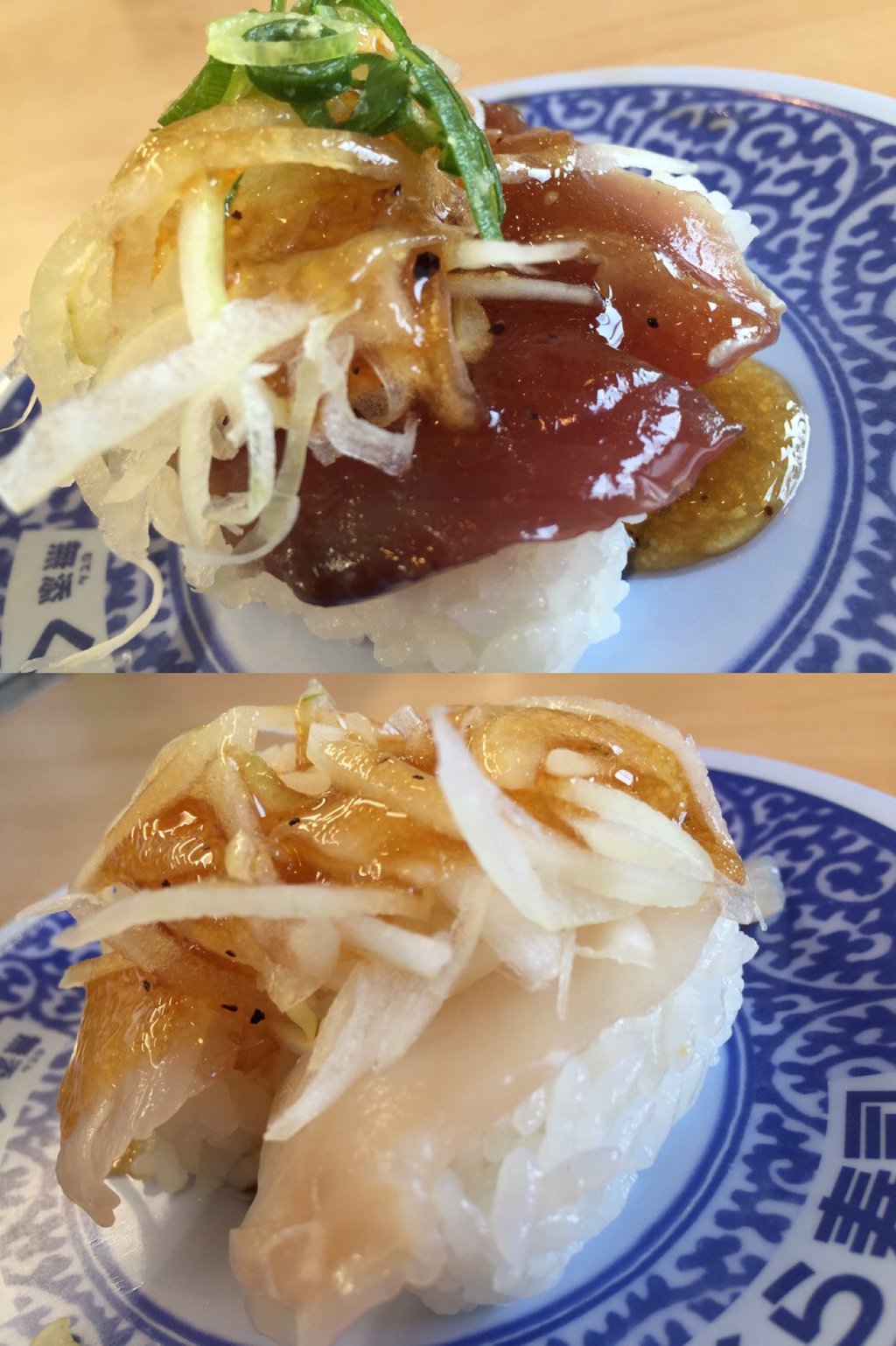 カツオ&マヒマヒ with 石澤ドレッシング 和風醤油 (@ くら寿司 小牧店 in 小牧市, 愛知県) カツオ&マヒマヒ with 石澤ドレッシング 和風醤油 (@ くら寿司 小牧店 in 小牧市, 愛知県)