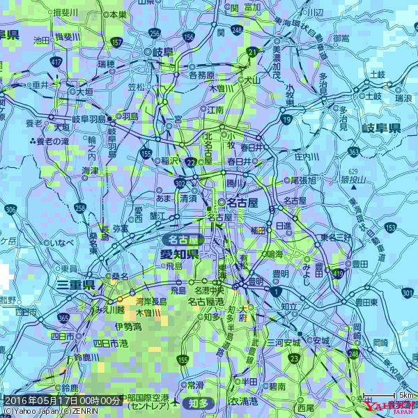 名古屋の天気(雨): やや強い雨 降水強度: 12.50(mm/h) 2016年05月17日 00時00分の雨雲 #雨雲bot #bot 名古屋の天気(雨): やや強い雨 降水強度: 12.50(mm/h) 2016年05月17日 00時00分の雨雲 #雨雲bot #bot