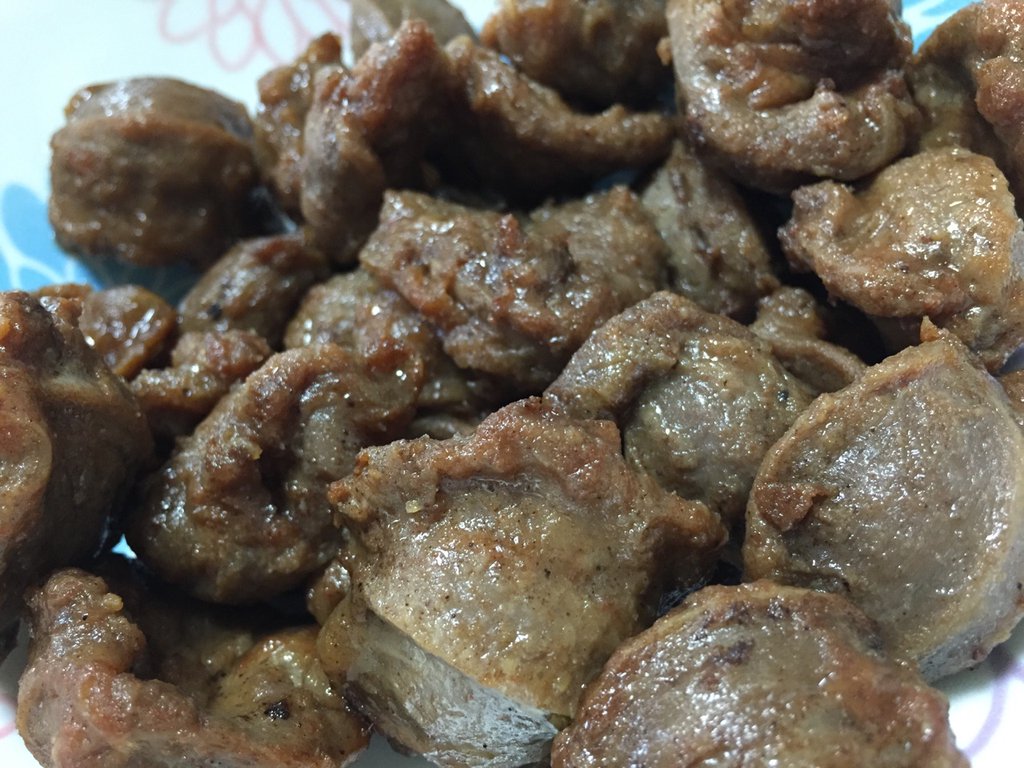 砂肝のピリ辛煮。 砂肝のピリ辛煮。