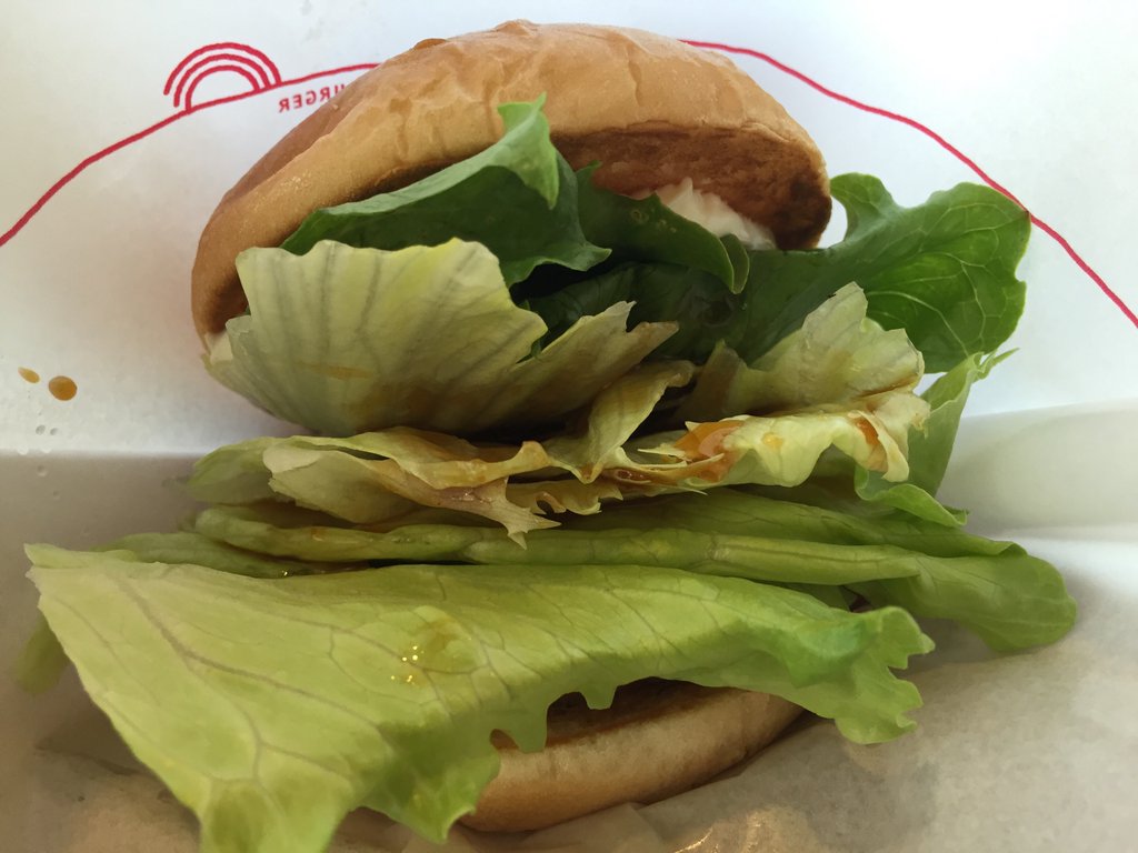 期間限定 クリームチーズ テリヤキバーガー。レタスたっぷりで肉が見えない( ゚∀゚)o (@ モスバーガー 小牧店 - @mos_burger in 小牧市, 愛知県) 期間限定 クリームチーズ テリヤキバーガー。レタスたっぷりで肉が見えない( ゚∀゚)o (@ モスバーガー 小牧店 - @mos_burger in 小牧市, 愛知県)