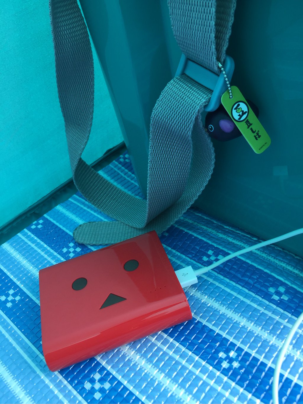 昨日ゲットしたダンボーさんバッテリーがさっそく活躍してる。 iPhone の充電に便利。 昨日ゲットしたダンボーさんバッテリーがさっそく活躍してる。 iPhone の充電に便利。