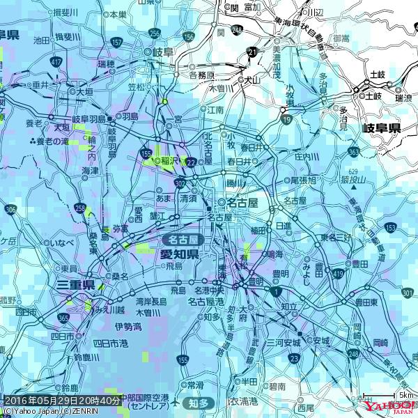 名古屋の天気(雨) 降水強度: 4.63(mm/h) 2016年05月29日 20時40分の雨雲 #雨雲bot #bot 名古屋の天気(雨) 降水強度: 4.63(mm/h) 2016年05月29日 20時40分の雨雲 #雨雲bot #bot