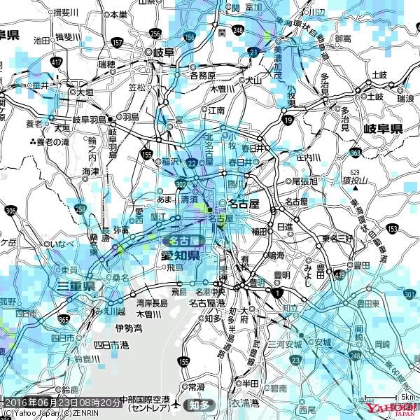 名古屋の天気(雨): 強い雨 降水強度: 26.50(mm/h) 2016年06月23日 08時20分の雨雲 #豪雨bot #雨雲bot #bot 名古屋の天気(雨): 強い雨 降水強度: 26.50(mm/h) 2016年06月23日 08時20分の雨雲 #豪雨bot #雨雲bot #bot