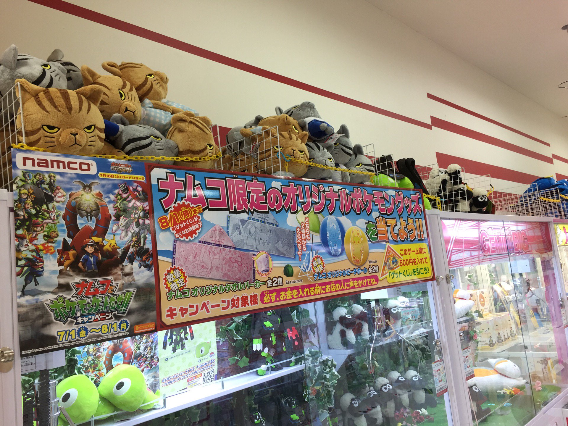 猫の目つきが(・∀・)イイ!! (@ namco テラスウォーク一宮店) 猫の目つきが(・∀・)イイ!! (@ namco テラスウォーク一宮店)