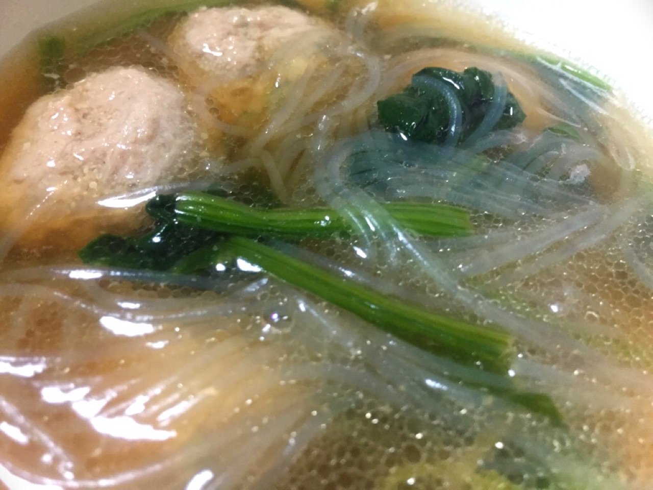肉団子と春雨のスープ (゚д゚)ウマー 肉団子と春雨のスープ (゚д゚)ウマー