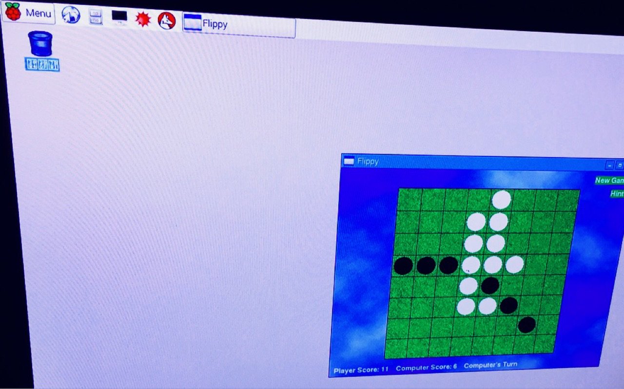 Raspberry Pi でリバーシ。ラズパイはもう子どものゲーム機になってしまった(;´∀`) Raspberry Pi でリバーシ。ラズパイはもう子どものゲーム機になってしまった(;´∀`)
