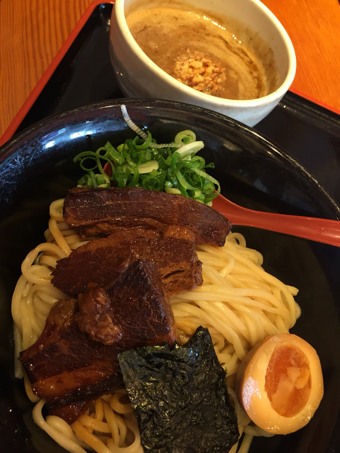 角煮入り 濃厚つけ麺 期間限定 (@ ラの壱 小牧店 in 小牧市, 愛知県) 角煮入り 濃厚つけ麺 期間限定 (@ ラの壱 小牧店 in 小牧市, 愛知県)