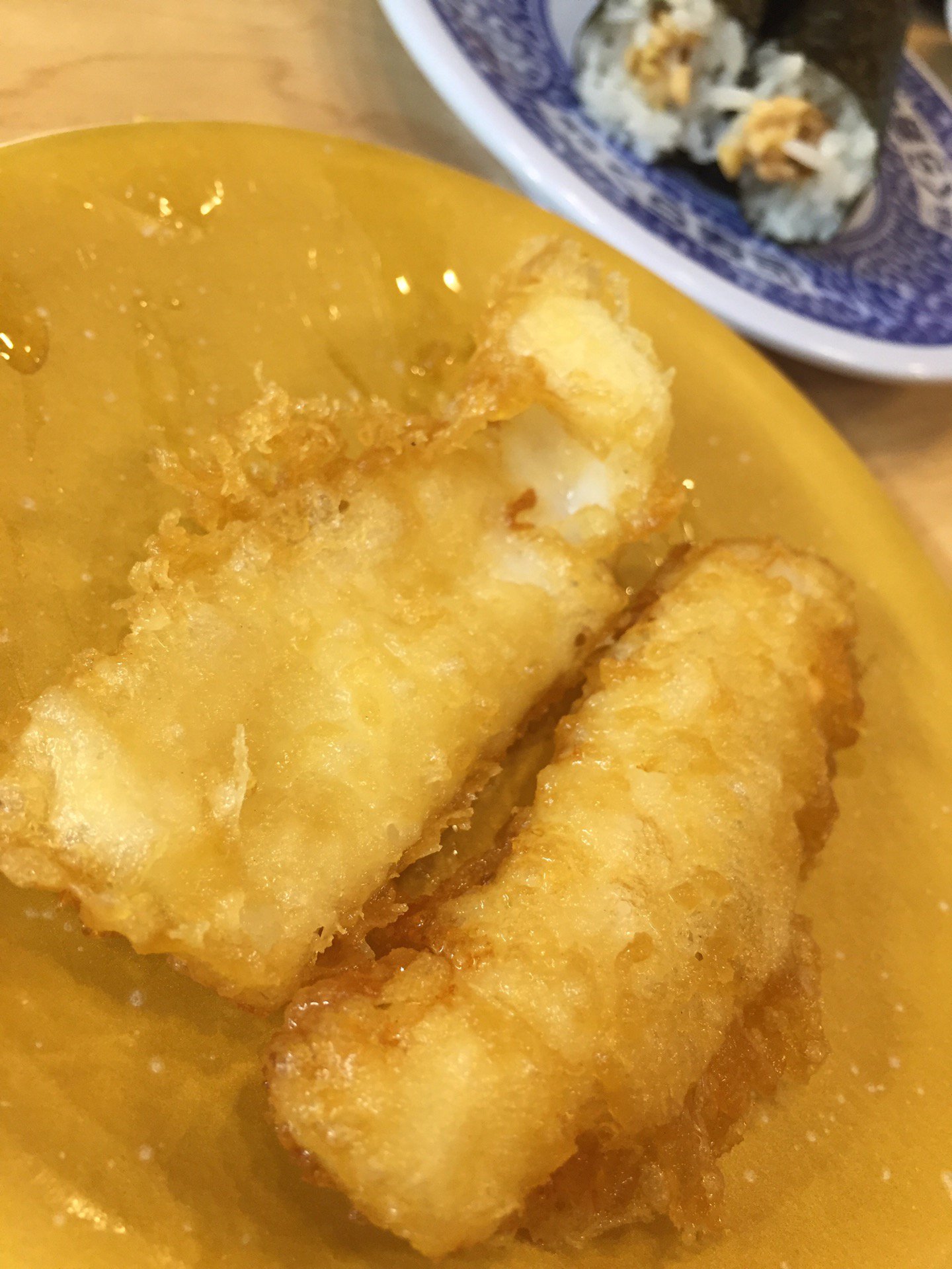 いか天 (思ったより小さかった。。。 (@ くら寿司 小牧店 in 小牧市, 愛知県) いか天 (思ったより小さかった。。。 (@ くら寿司 小牧店 in 小牧市, 愛知県)